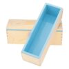 ZOENHOU 3 moldes de jabón azul de 42 onzas kit de moldes
