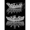 ZOCONE Tiara de novia con diamantes de imitación paquete_4