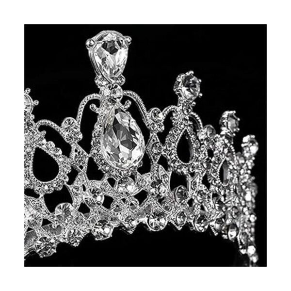 ZOCONE Tiara de novia con diamantes de imitación paquete_5