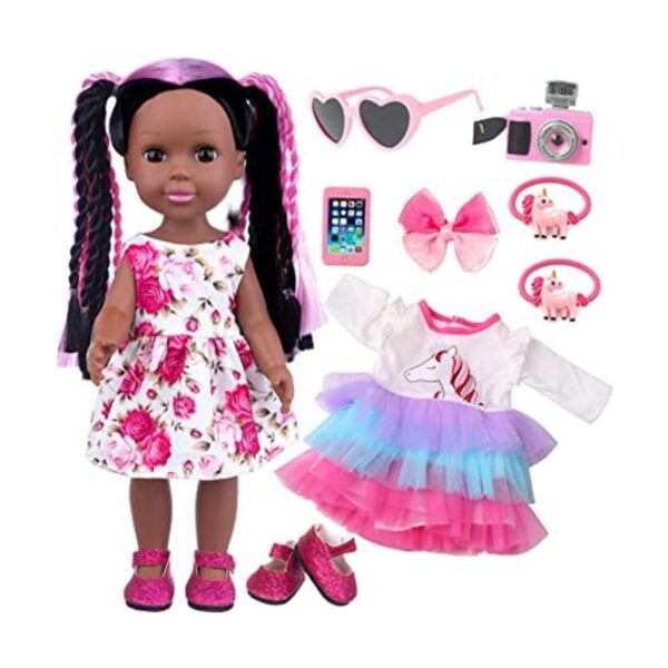 Muñecas negras y muñecas negras juego de accesorios de_1