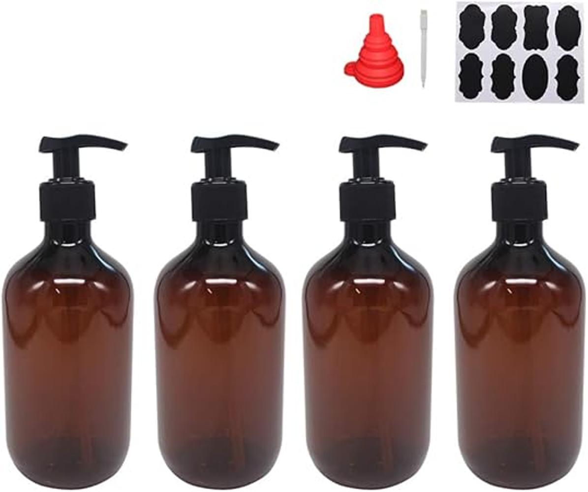 ZMYBCPACK Paquete de 4 botellas de loción de plástico
