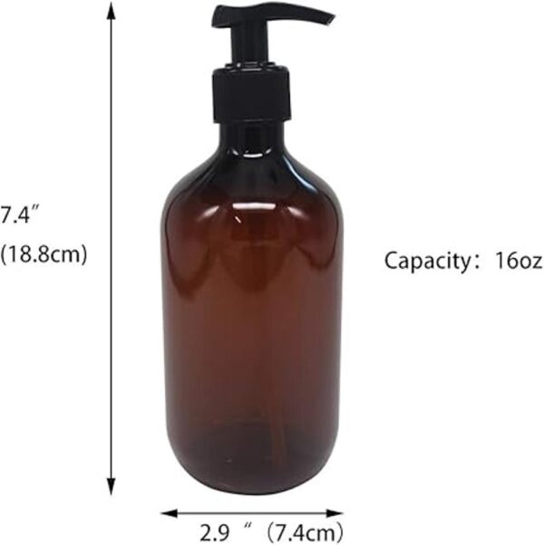 ZMYBCPACK Paquete de 4 botellas de loción de plástico_3