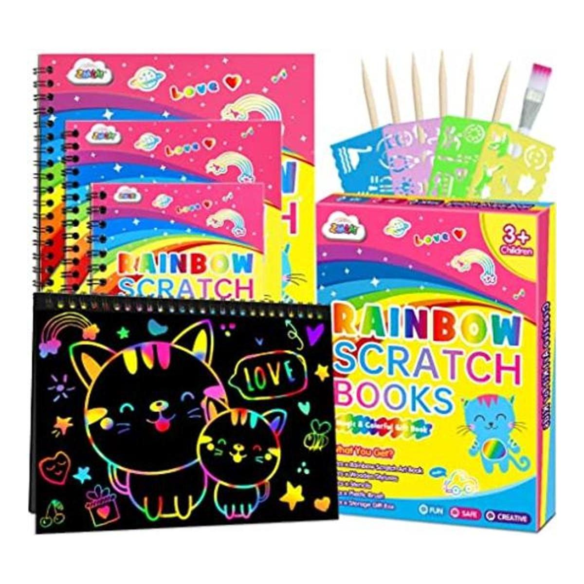 ZMLM Juguetes de regalo de arte arcoíris 3 paquetes de