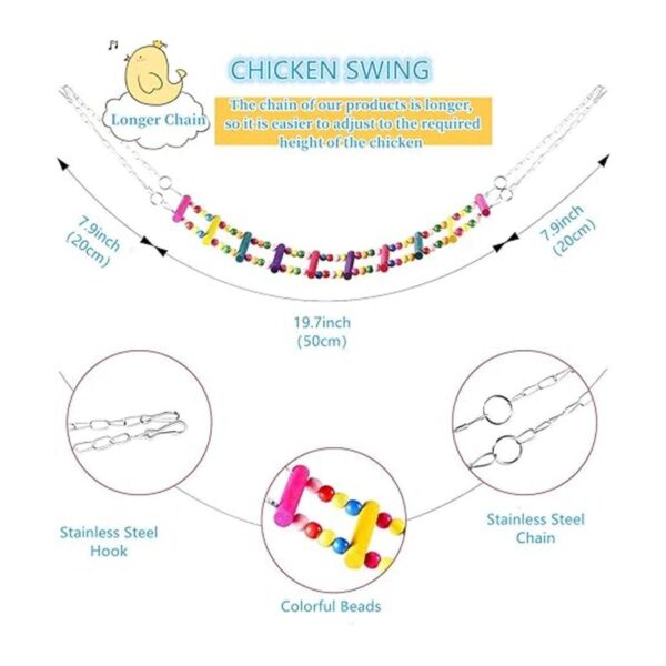 7 Packs Chicken Toys for Chicken Coop Accessories Chicken_2