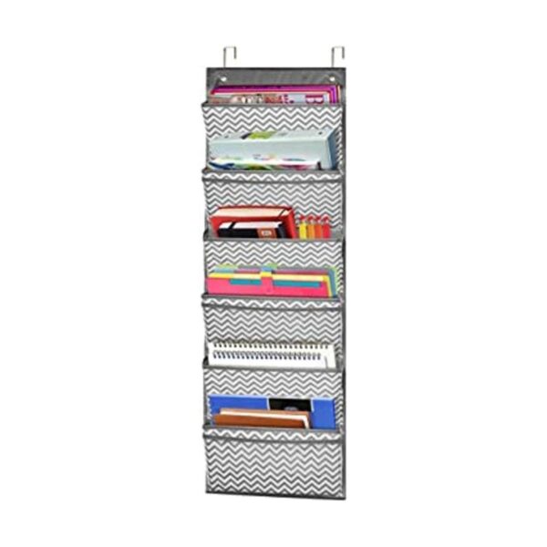 ZKOO Organizador de carpetas para colgar sobre la puerta y_1