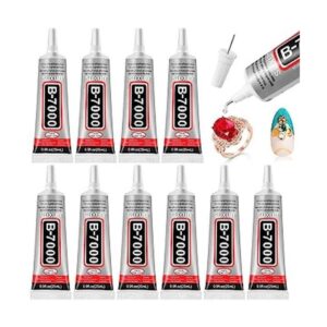 10 Pcs 25ml B7000 Glue Clear Adhesive Jewelry Bead B7000
