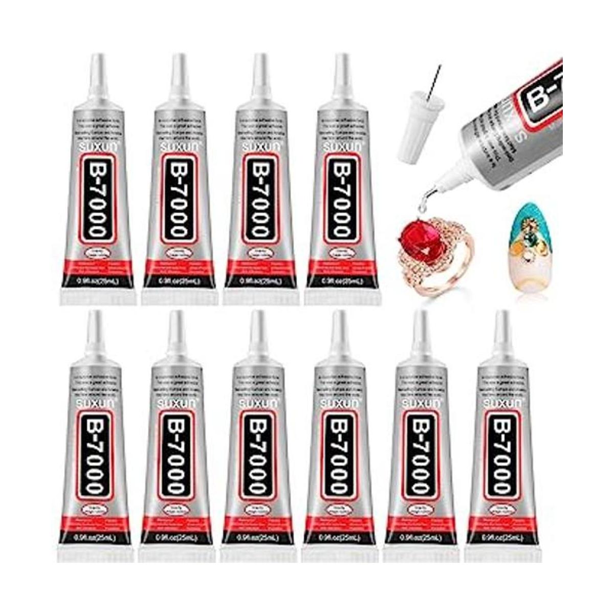 10 Pcs 25ml B7000 Glue Clear Adhesive Jewelry Bead B7000