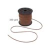 Cordón de gamuza de 0.118 pulgadas x 100 yardas cordón de