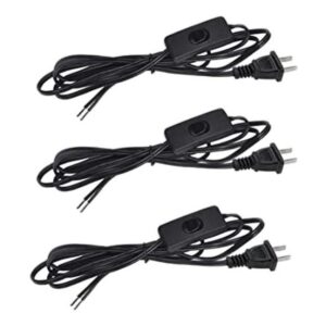 Juego de 3 cables de lámpara con interruptor de botón de_1
