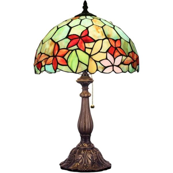 Tiffany Lámpara de estilo W12H19 pulgadas lámpara de_1