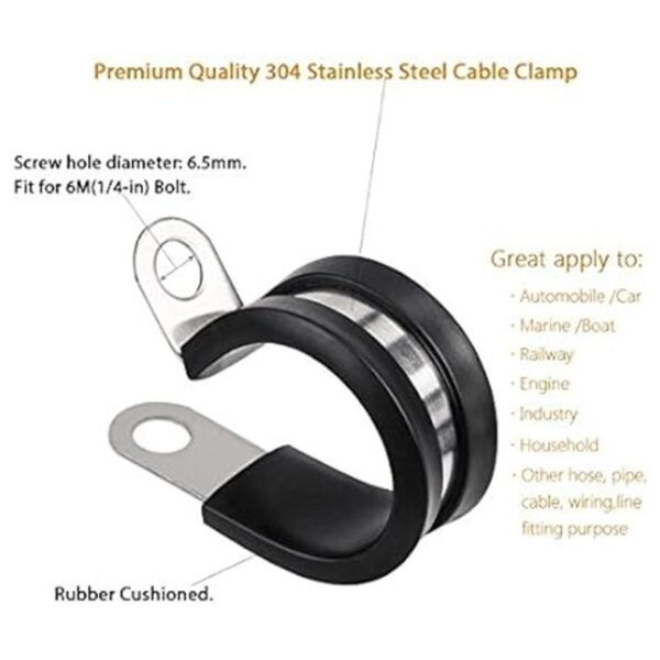 Abrazadera para cable de acero inoxidable 304 y_3
