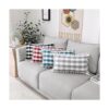 Juego de 2 fundas de almohada decorativas de cuadros de_6