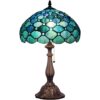 Lámpara Tiffany ZJART W12H19 pulgadas lámpara de mesa de_1