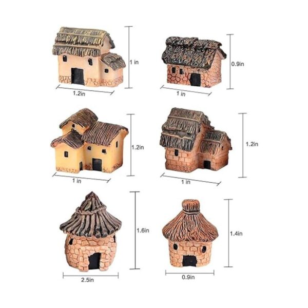 ZJW Accesorios de decoración de jardín en miniatura