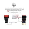 UL listado impermeable IP65 3 PCS 0.630 in interruptor de_2