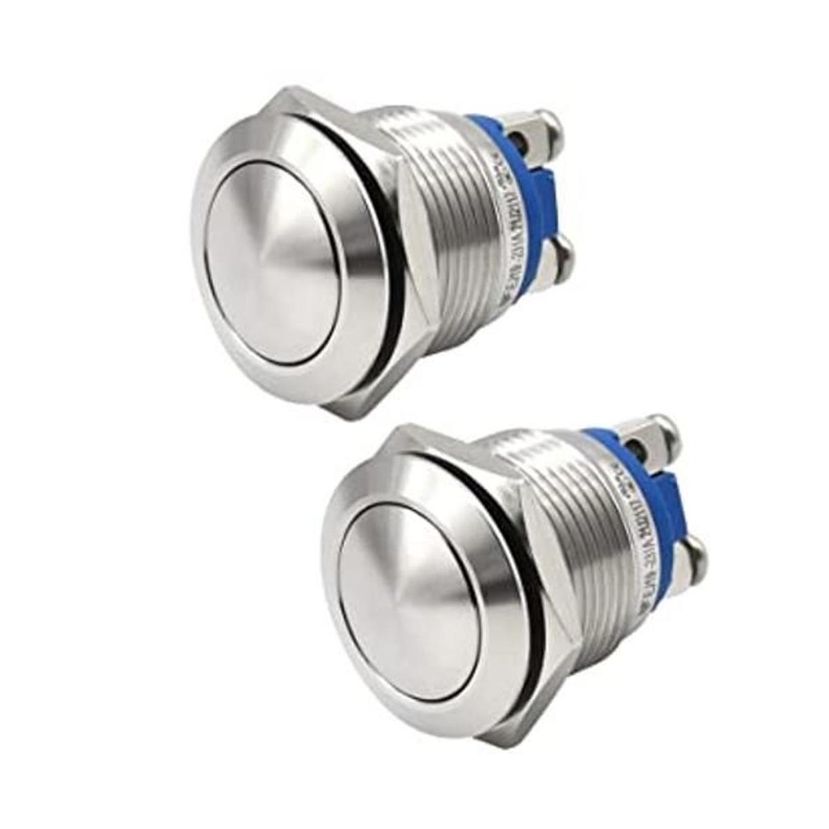 2 interruptores momentáneos de 0.748 in impermeable