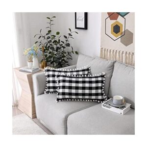 Juego de 2 fundas de almohada decorativas de cuadros de_1