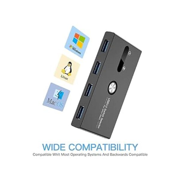 ZIYUETEK Selector de interruptores USB 3.0 conmutador_4