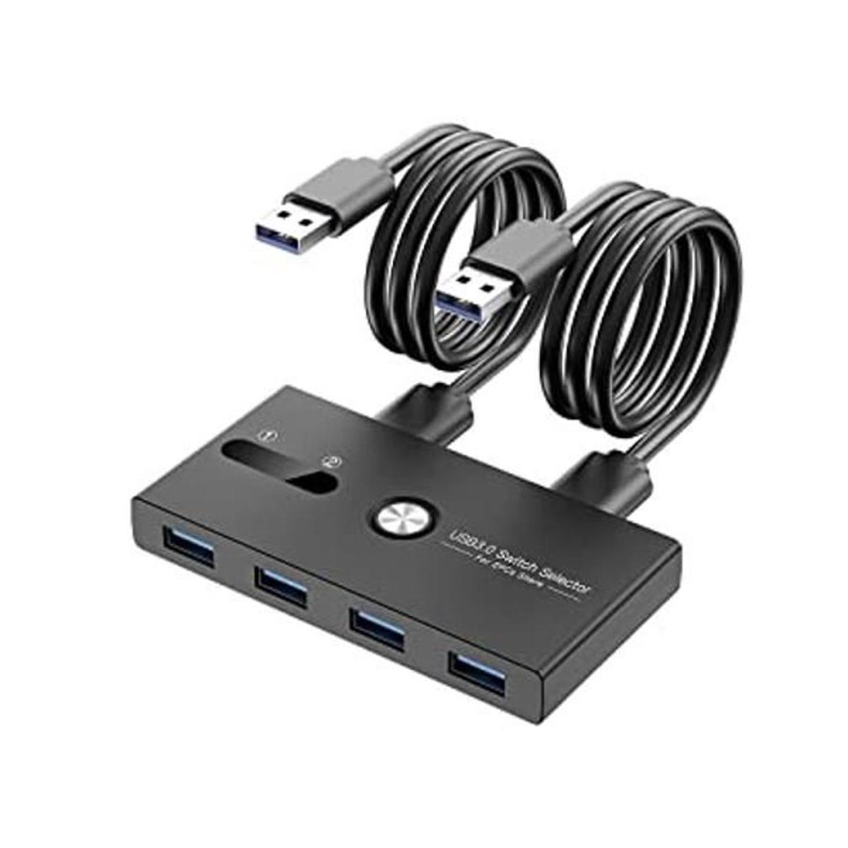 ZIYUETEK Selector de interruptores USB 3.0 conmutador