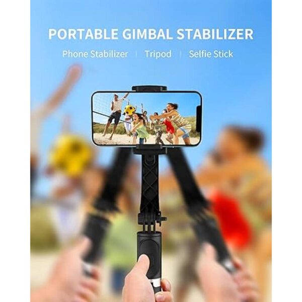 Estabilizador de cardán con palo selfie para iPhone_2