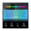 ZIYOU LANG Teclado K61 60 para juegos mini portátil con