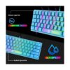 ZIYOU LANG Teclado K61 60 para juegos mini portátil con
