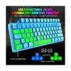 ZIYOU LANG Teclado K61 60 para juegos mini portátil con