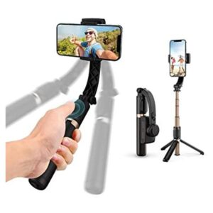 Estabilizador de cardán con palo selfie para iPhone_1