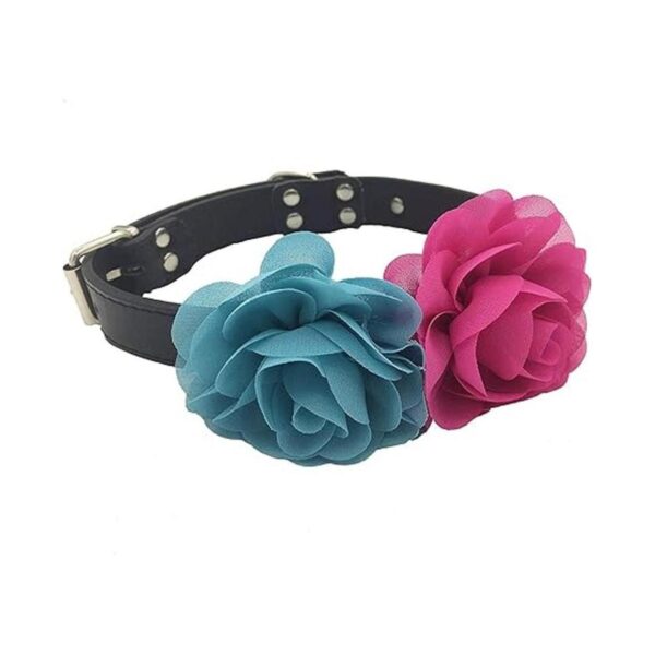 ZiYan Perro Charms Collar Flor Accesorios para Gato
