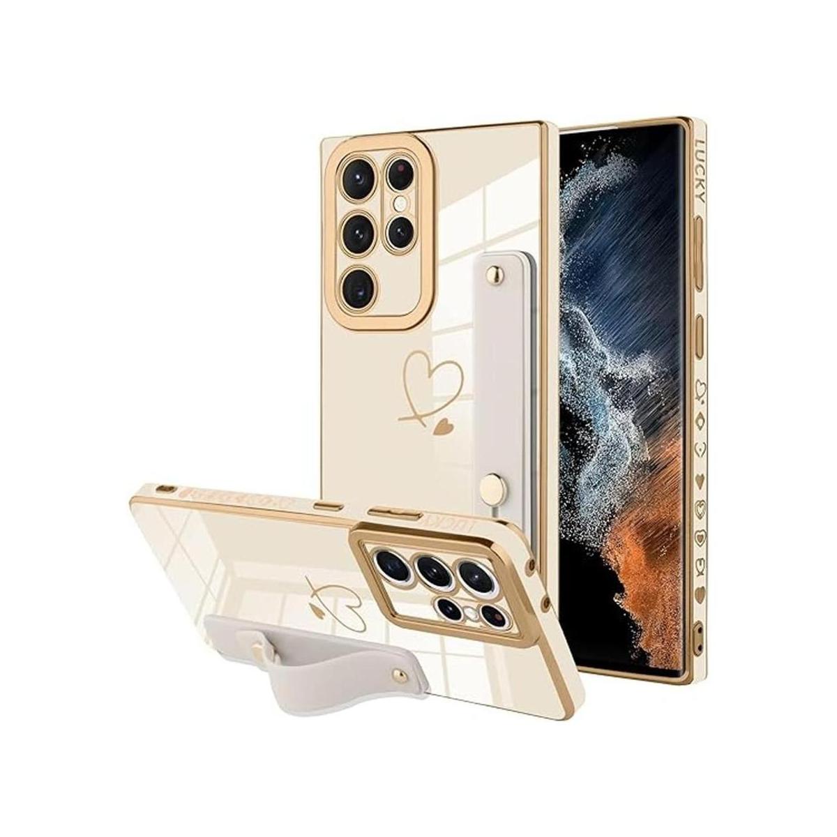 ZIYE Funda galvanizada de lujo para Galaxy S22 Ultra 5G