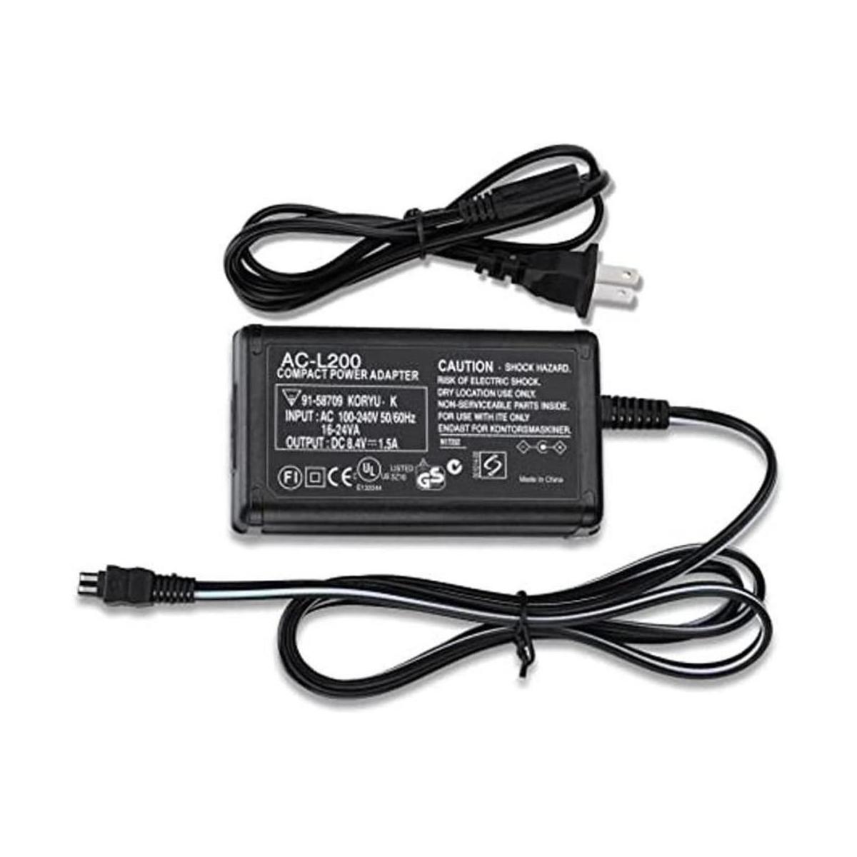 ACL200 AC adaptador de corriente cargador compatible Sony