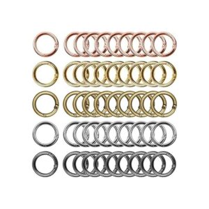 50 anillos de resorte O redondos mosquetón de 1.102 in