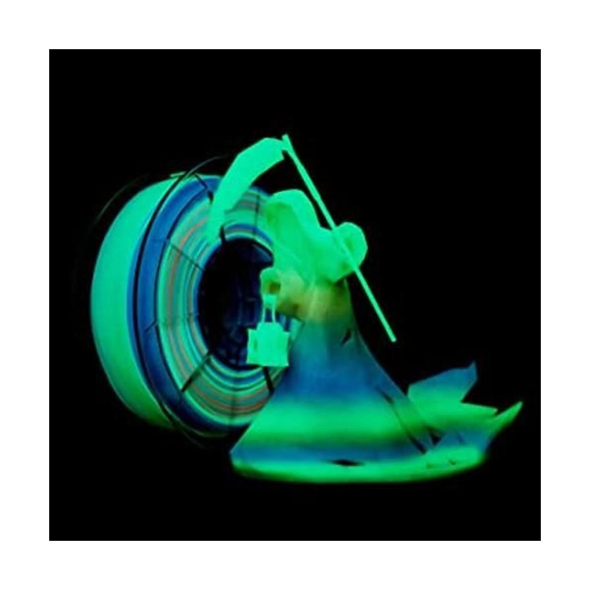ZIRO Filamento PLA Glow de 0.069 in filamento de