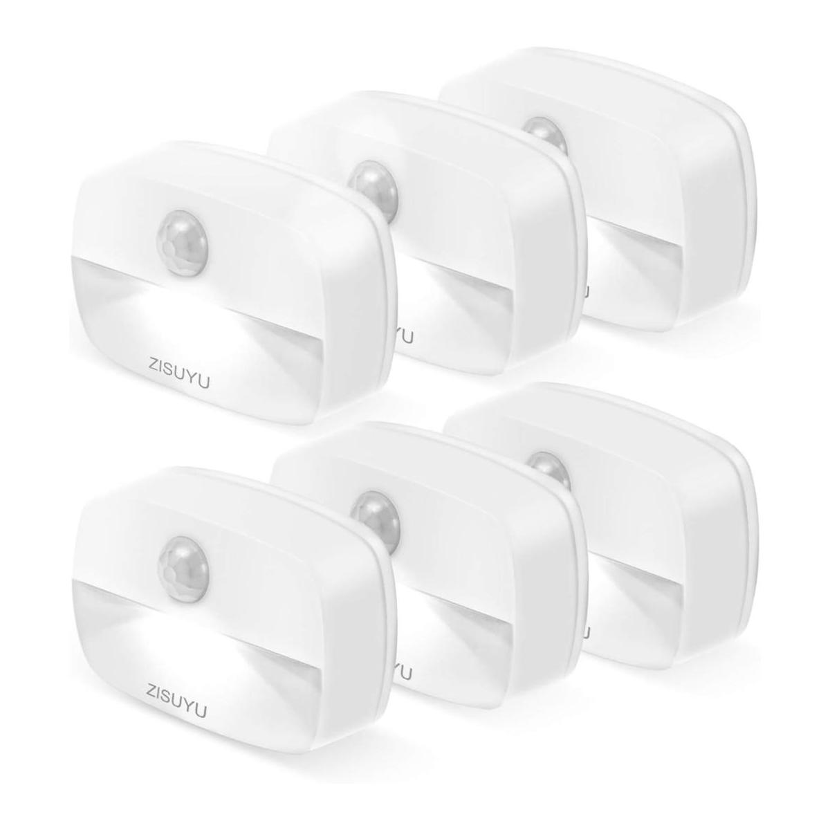ZISUYU Luz con sensor de movimiento luz nocturna LED para