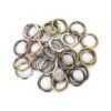 50 anillos de resorte O redondos mosquetón de 1.102 in