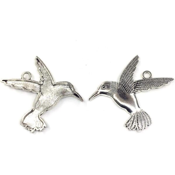 ZILucky Ganchos para cortina de ducha diseño de colibrí_4