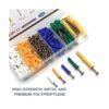ZIPCCI Kit de 232 anclajes y tornillos para paneles de_2