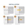 ZIPCCI Kit de 232 anclajes y tornillos para paneles de_4