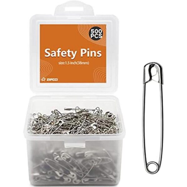 ZIPCCI 500 pines de seguridad de 1.5 pulgadas pequeños_1