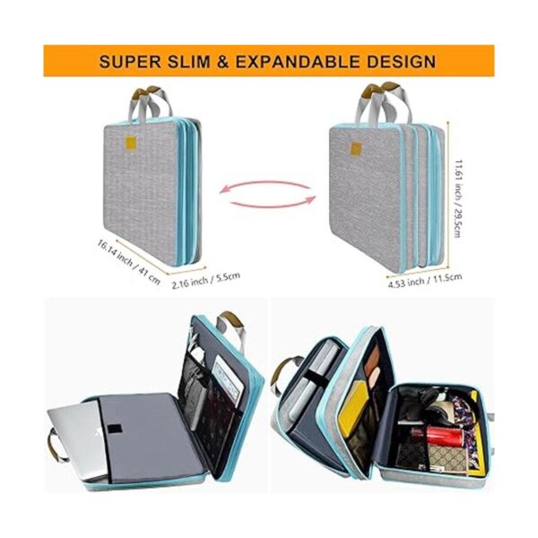 Funda delgada y expandible para laptop de 15 15.6 16_2