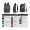 ZINZ Mochila delgada y expandible para laptop de 15 15.6_2