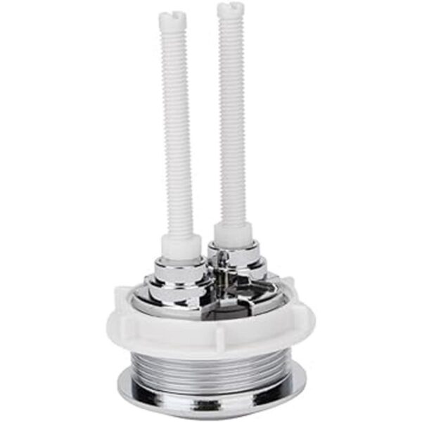 Hilo 48 mm baño doble cabeza redonda de pulsador botón_3