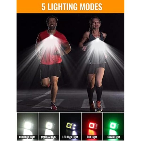 Luz de correr con clip 5 modos de iluminación linterna_3
