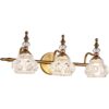 ZILANL Lámpara de tocador de baño vintage 3 luces_1