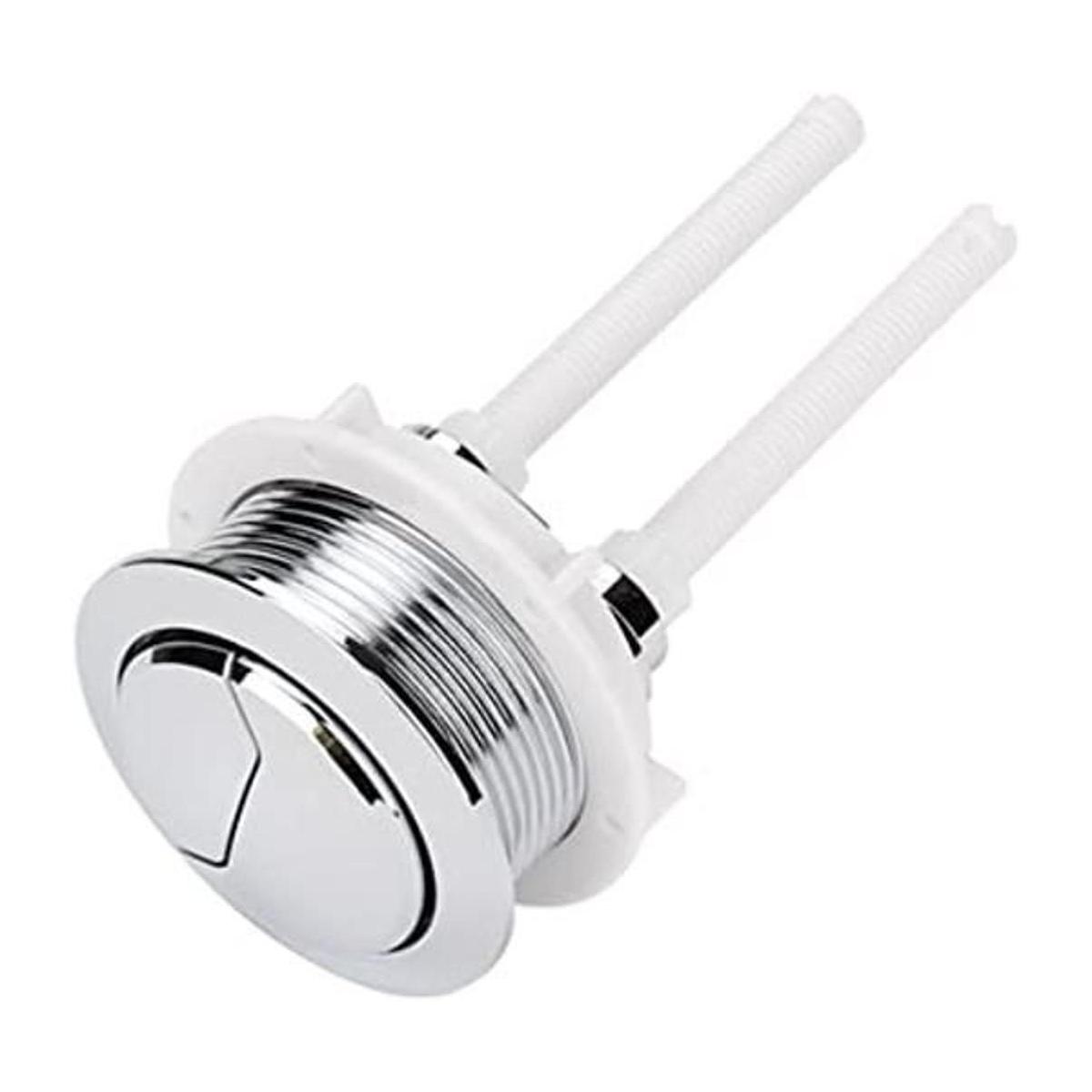 Hilo 48 mm baño doble cabeza redonda de pulsador botón