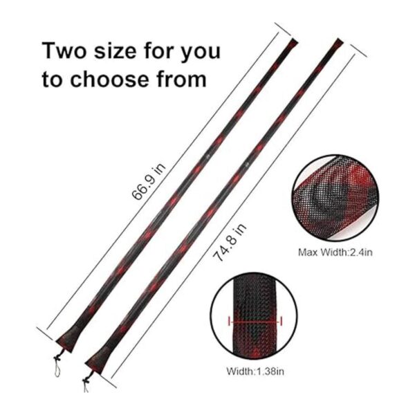 Trabulate ZHUOHUA 10 fundas para caña de pescar de 67_2