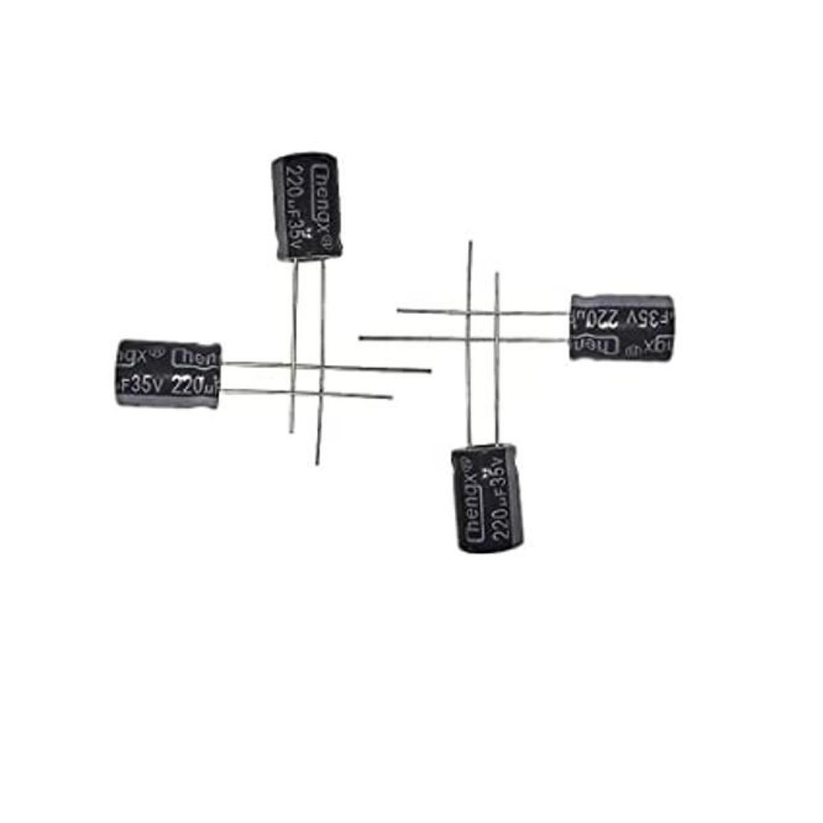 220uF 35V 8X12 20 40 a 221.0 F 50 condensadores