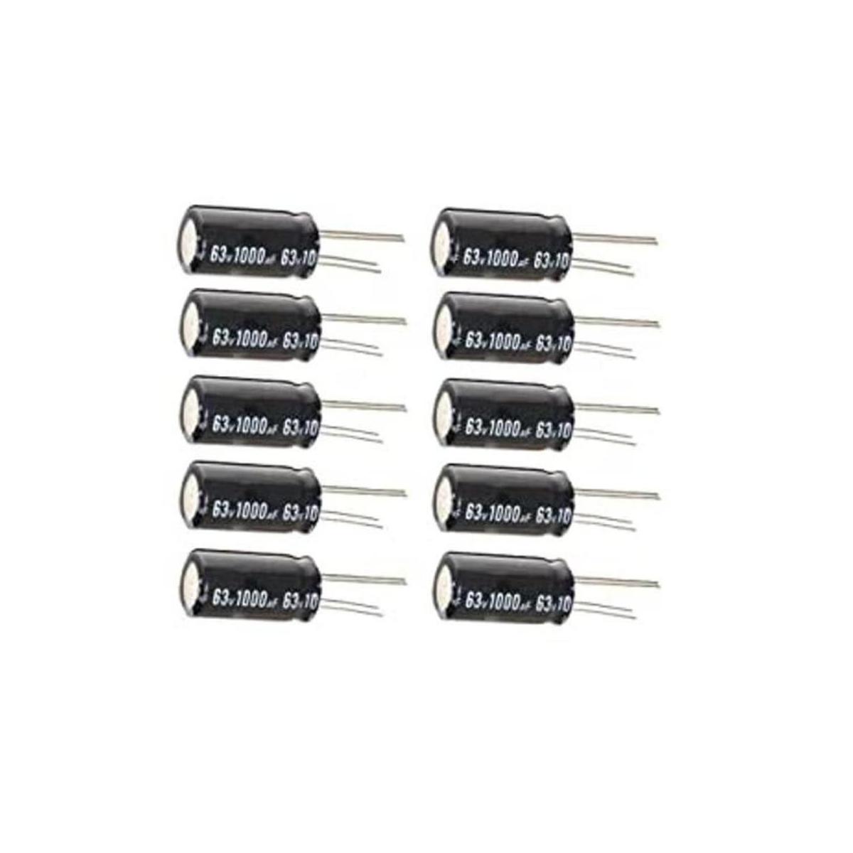 1000uF 63V 16X25 20 40 a 221.0 F 10 condensadores