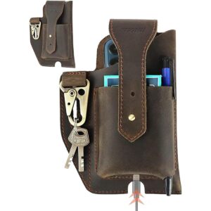 SUOHU Funda de cuero para teléfono celular para hombres_1