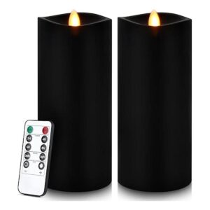 Enpornk Velas sin llama de 7 x 3 pulgadas velas LED_1